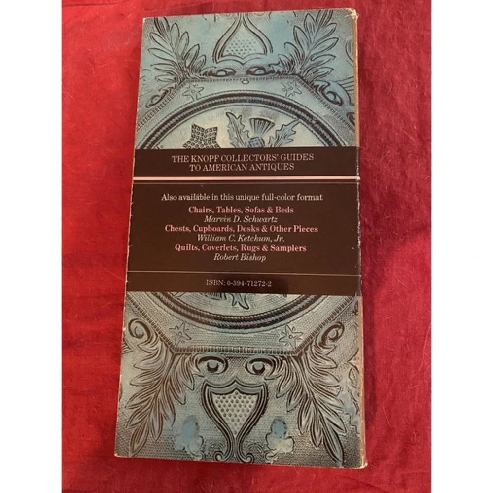 Vintage The Knopf Collectors Guide To AMERICAN antiques Glass Tableware Bowls...